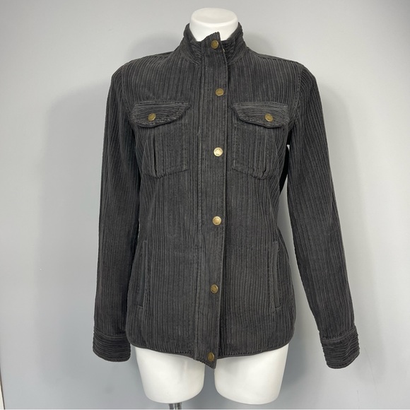 Faherty Acadia Utility Corduroy Jacket Women’s Size XS Cotton Plaid Lined - Picture 3 of 16